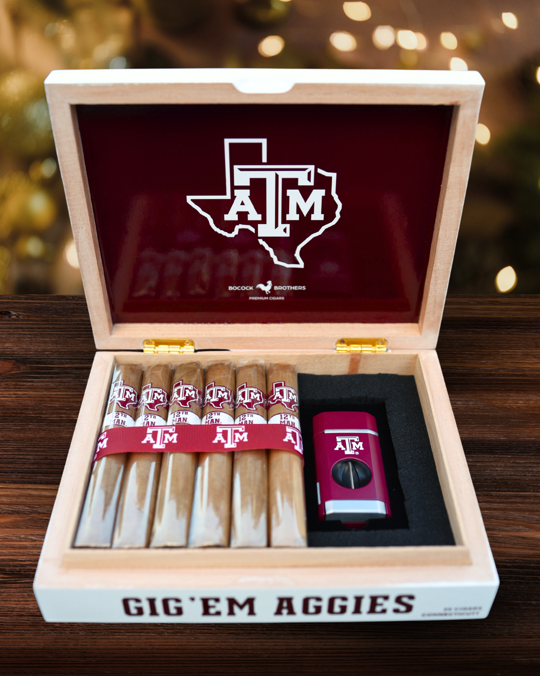 Aggie White Label Connecticut Gift Set with Triple Flame Lighter – NICE ...