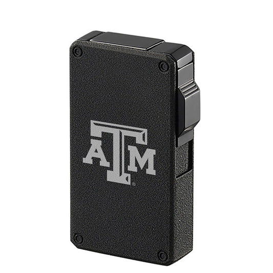 Texas A&M Wind Resistant Torch Flame Lighter Charcoal Black